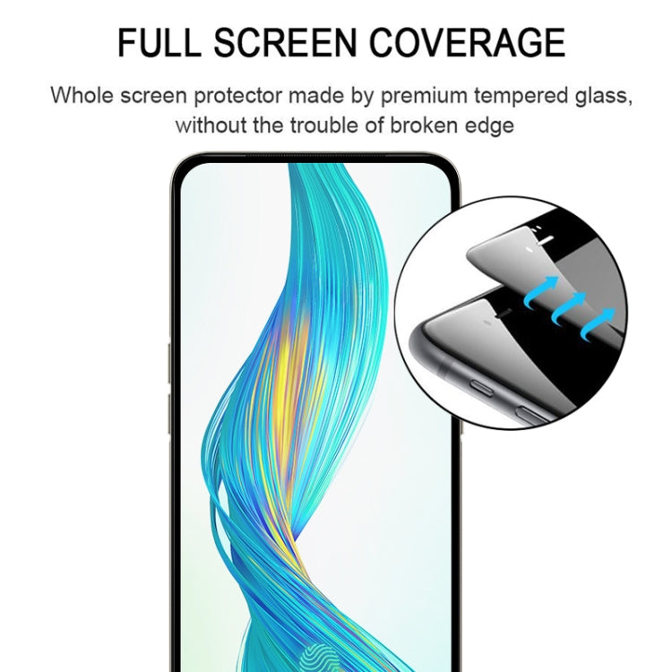 For OPPO Realme XT Full Glue Full Cover Screen Protector Tempered Glass Film