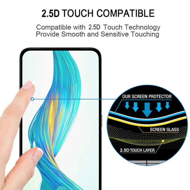 25 PCS For OPPO Realme XT Full Glue Full Cover Screen Protector Tempered Glass Film