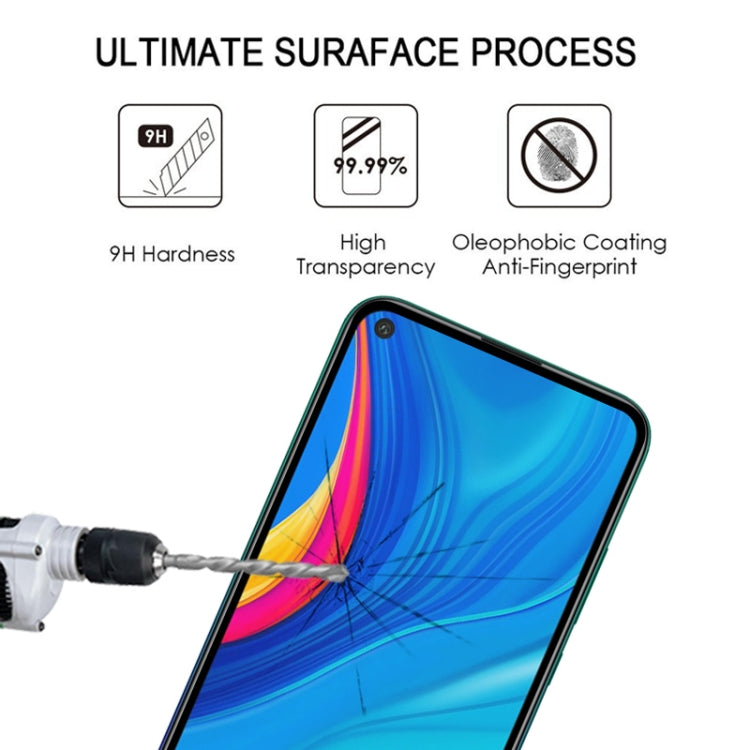 For Huawei Enjoy 10 Full Glue Full Cover Screen Protector Tempered Glass Film