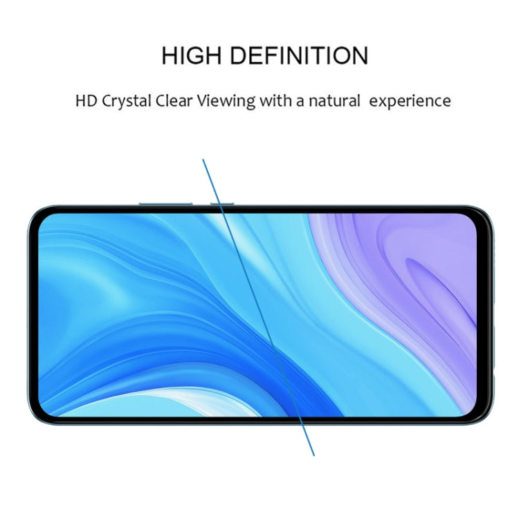 25 PCS For Huawei Enjoy 10s Full Glue Full Cover Screen Protector Tempered Glass Film