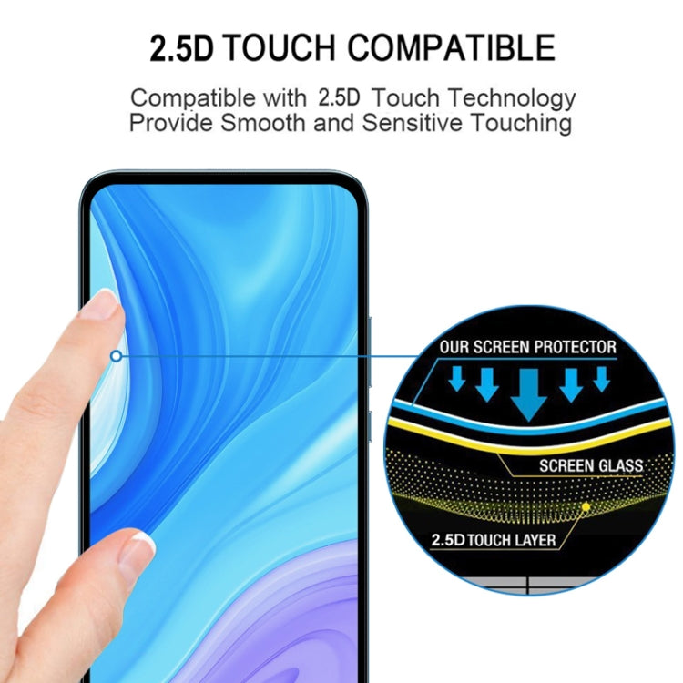 25 PCS For Huawei Enjoy 10s Full Glue Full Cover Screen Protector Tempered Glass Film