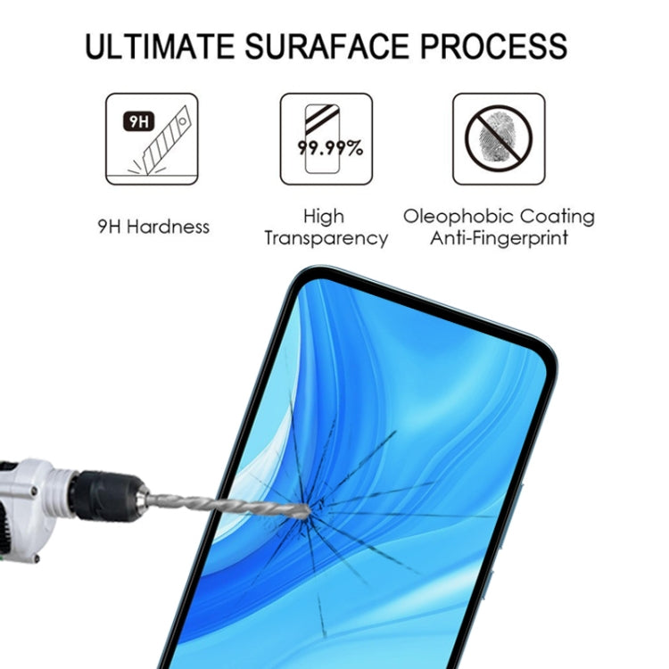 25 PCS For Huawei Enjoy 10s Full Glue Full Cover Screen Protector Tempered Glass Film