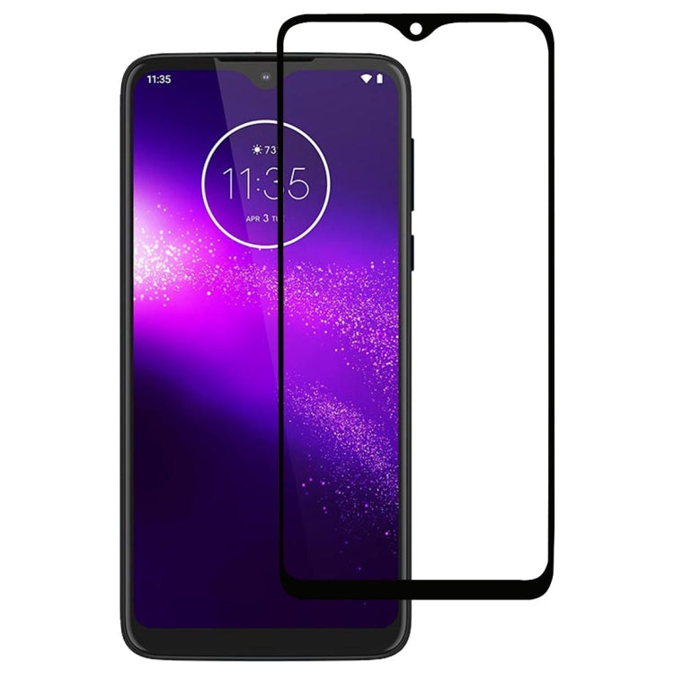 For Motorola One Macro Full Glue Full Screen Tempered Glass Film