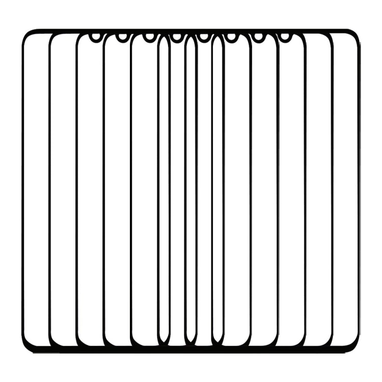 For Motorola One Zoom 25 PCS Full Glue Full Screen Tempered Glass Film