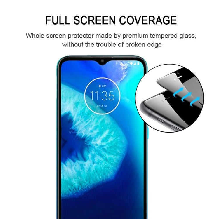 For Motorola Moto G8 Power Lite 25 PCS Full Glue Full Screen Tempered Glass Film