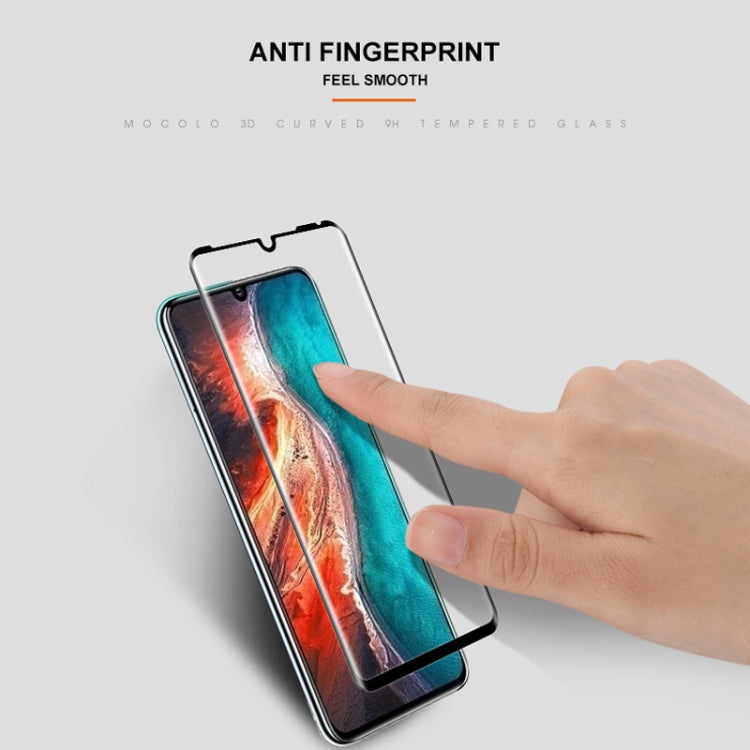 mocolo 0.33mm 9H 3D Full Glue Curved Full Screen Tempered Glass Film for Huawei P30 Pro (Black)