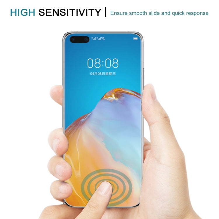 25 PCS For Huawei P40 Pro 9H HD 3D Curved Edge Tempered Glass Film