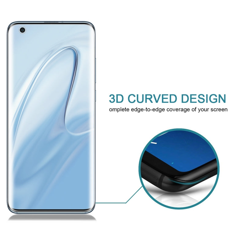 25 PCS For Xiaomi Mi 10 5G 9H HD 3D Curved Edge Tempered Glass Film