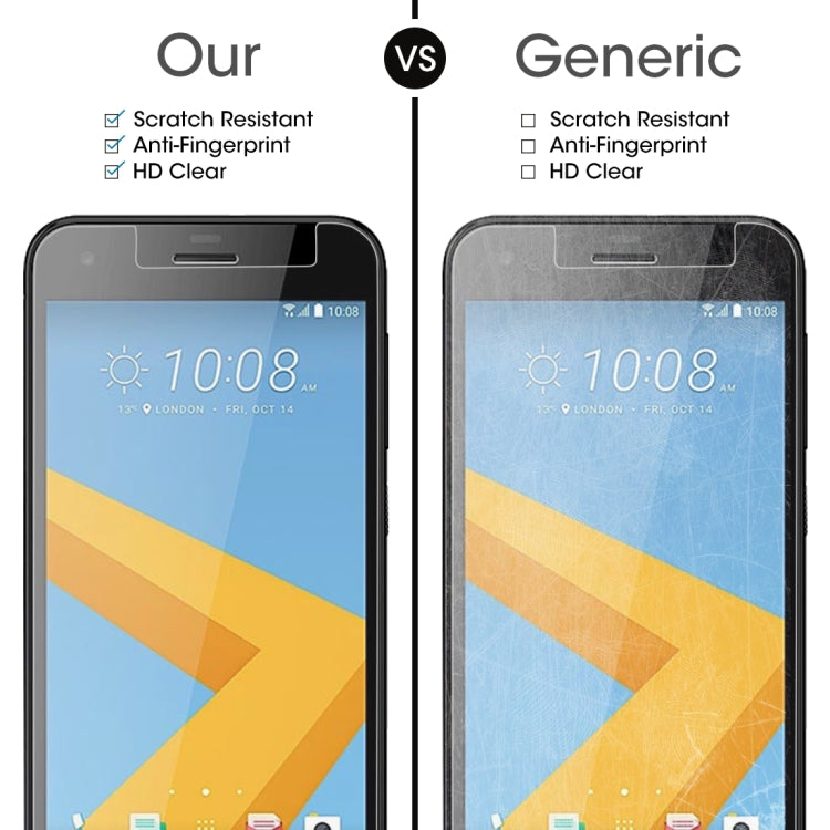 10 PCS 0.26mm 9H 2.5D Tempered Glass Film for HTC One A9s