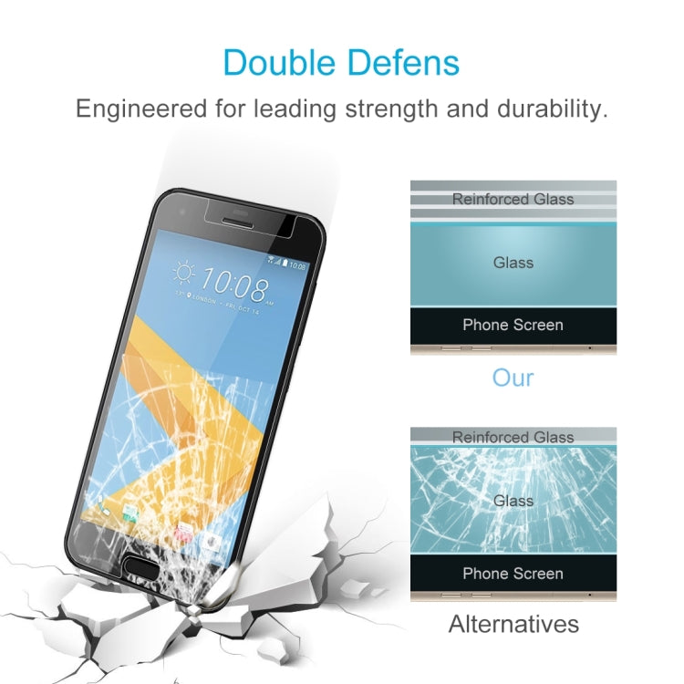 10 PCS 0.26mm 9H 2.5D Tempered Glass Film for HTC One A9s