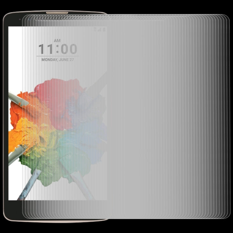 100 PCS 0.26mm 9H 2.5D Tempered Glass Film for LG Stylo 2 Plus / K550
