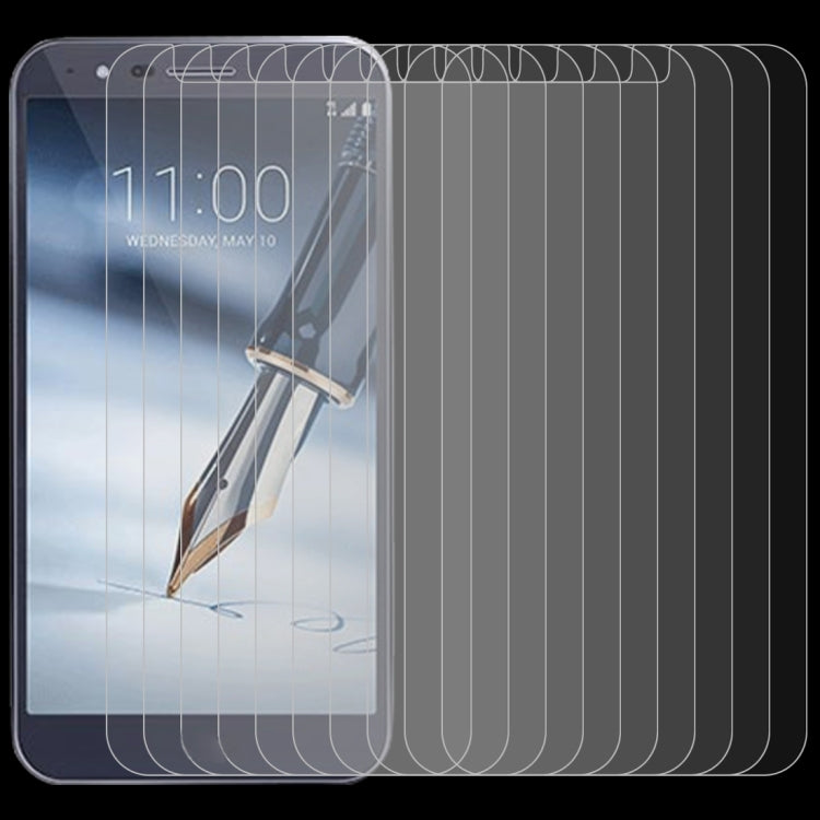 10 PCS 0.26mm 9H 2.5D Tempered Glass Film for LG Stylo 3 Plus