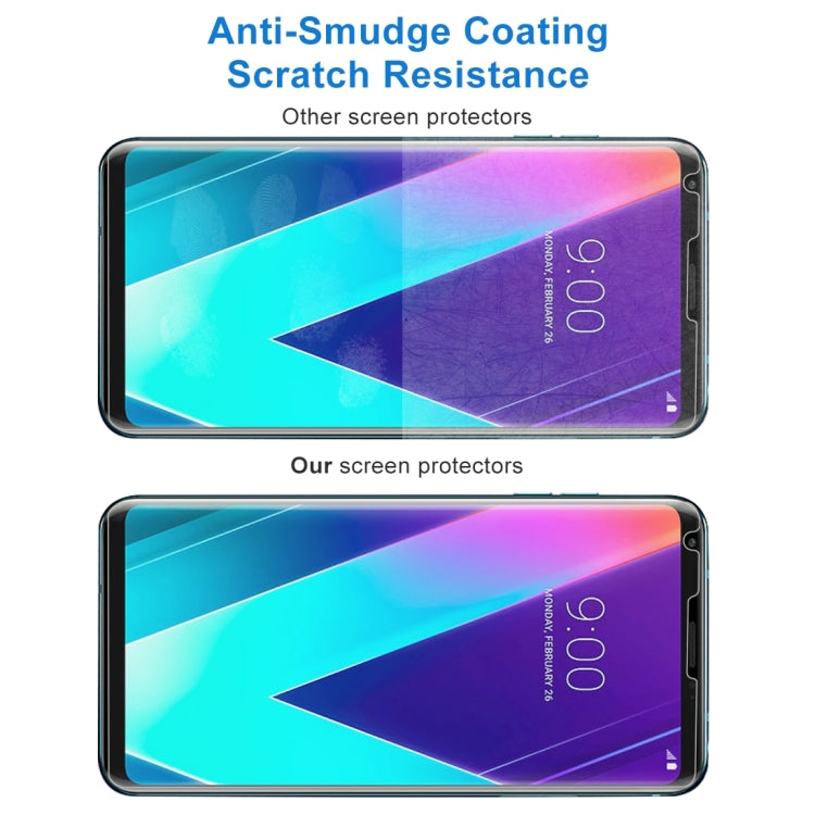 100 PCS 0.26mm 9H 2.5D Tempered Glass Film for LG V30S ThinQ