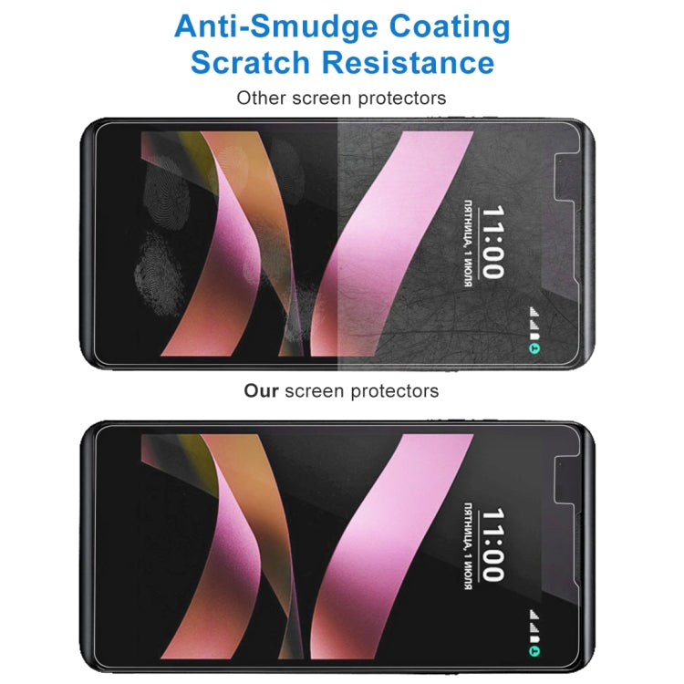 100 PCS 0.26mm 9H 2.5D Tempered Glass Film for LG X Style