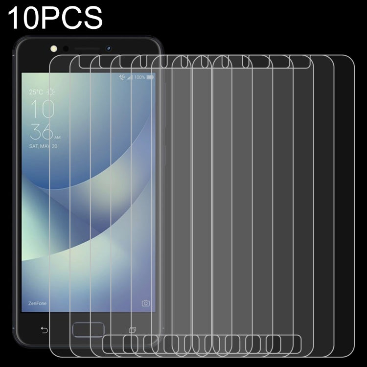 10 PCS 0.26mm 9H 2.5D Tempered Glass Film for Asus Zenfone 4 Max (ZC520KL)