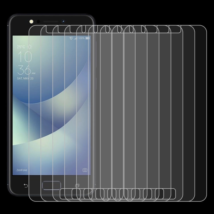 100 PCS 0.26mm 9H 2.5D Tempered Glass Film for Asus Zenfone 4 Max (ZC520KL)