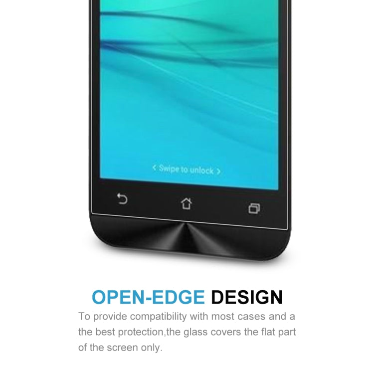 100 PCS 0.26mm 9H 2.5D Tempered Glass Film for Asus ZenFone Go / ZB452KG