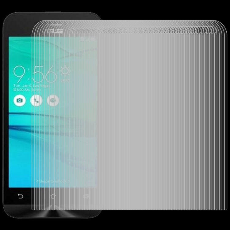 100 PCS 0.26mm 9H 2.5D Tempered Glass Film for Asus ZenFone Go / ZB452KG