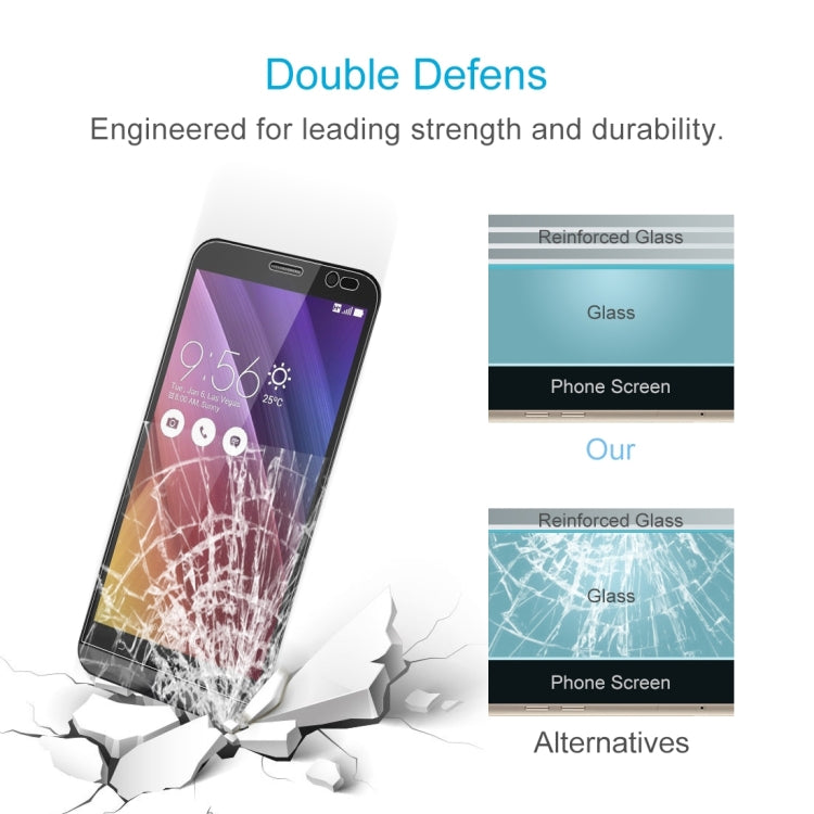 10 PCS 0.26mm 9H 2.5D Tempered Glass Film for Asus Zenfone Go ZB551KL