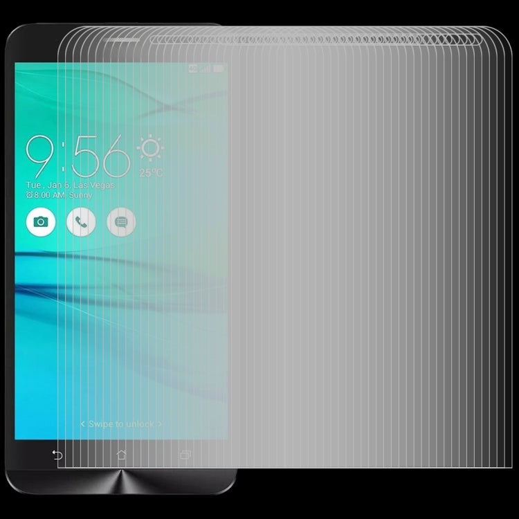 100 PCS 0.26mm 9H 2.5D Tempered Glass Film for Asus ZenFone Go ZB552KL