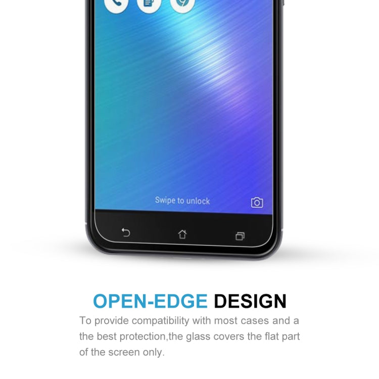 100 PCS 0.26mm 9H 2.5D Tempered Glass Film for Asus ZenFone 3 Max ZC553KL