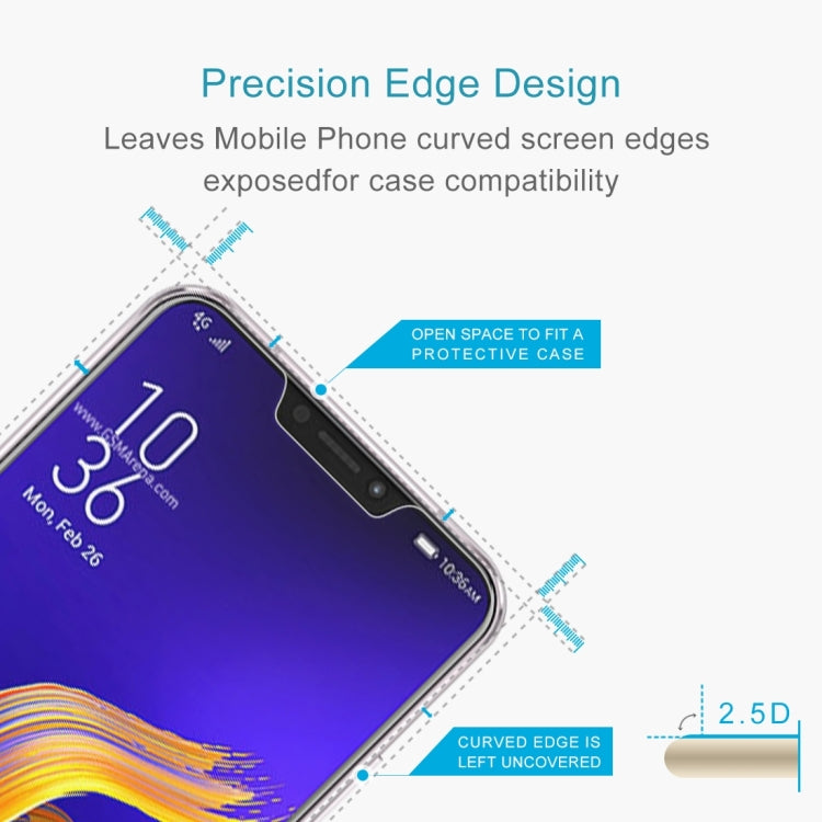 2 PCS 0.26mm 9H 2.5D Tempered Glass Film for Asus Zenfone 5z ZS620KL
