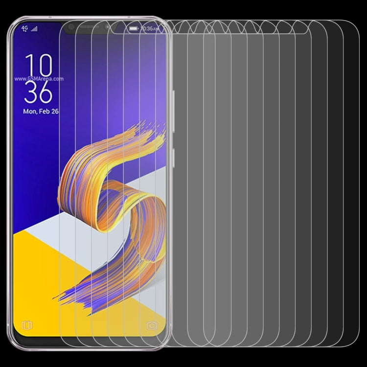 10 PCS 0.26mm 9H 2.5D Tempered Glass Film for Asus Zenfone 5z ZS620KL