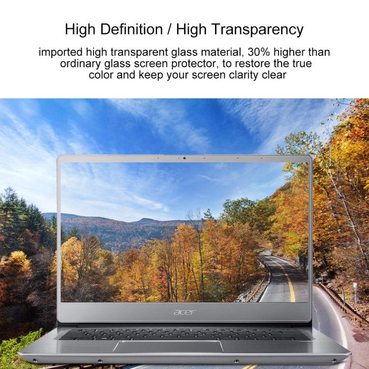 Laptop Screen HD Tempered Glass Protective Film for Acer Swift 3 Laptop - SF314-54-524Y 14 inch