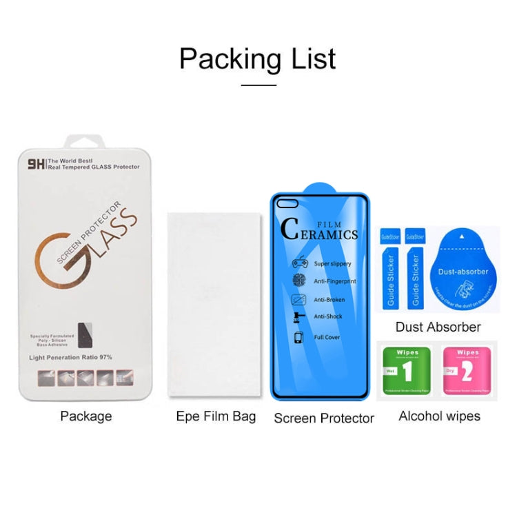 For Huawei P40 2.5D Full Glue Full Cover Ceramics Film
