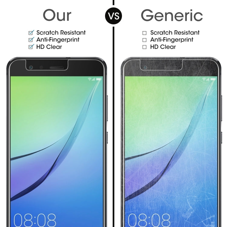 100 PCS 0.26mm 9H 2.5D Tempered Glass Film for Huawei nova Lite