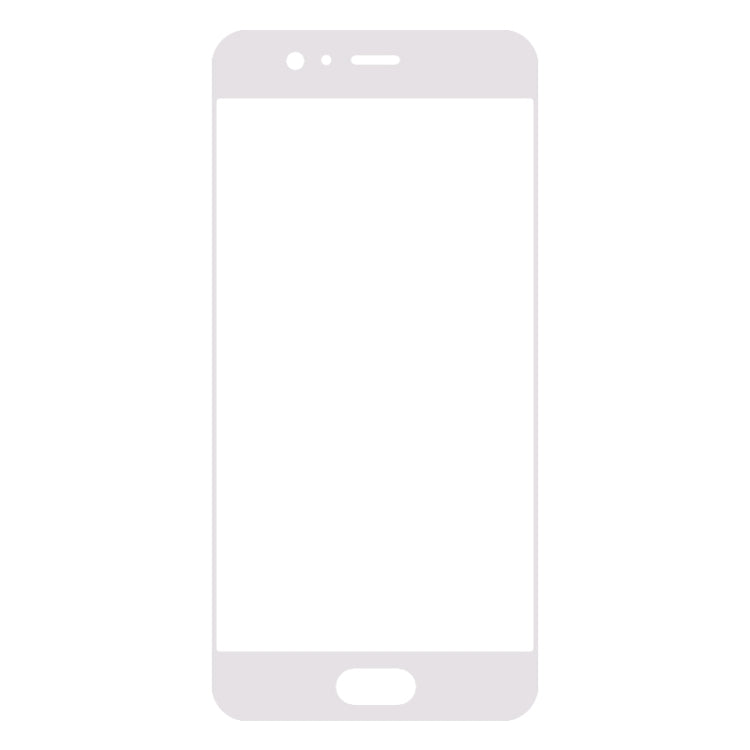 For Huawei P10 Plus 0.3mm 9H Surface Hardness 3D Curved Silk-screen Full Screen Tempered Glass Screen Protector (White)