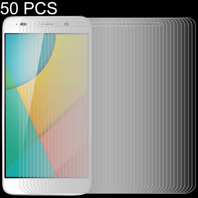 50 PCS 0.26mm 9H 2.5D Tempered Glass Film for Huawei Y6 II