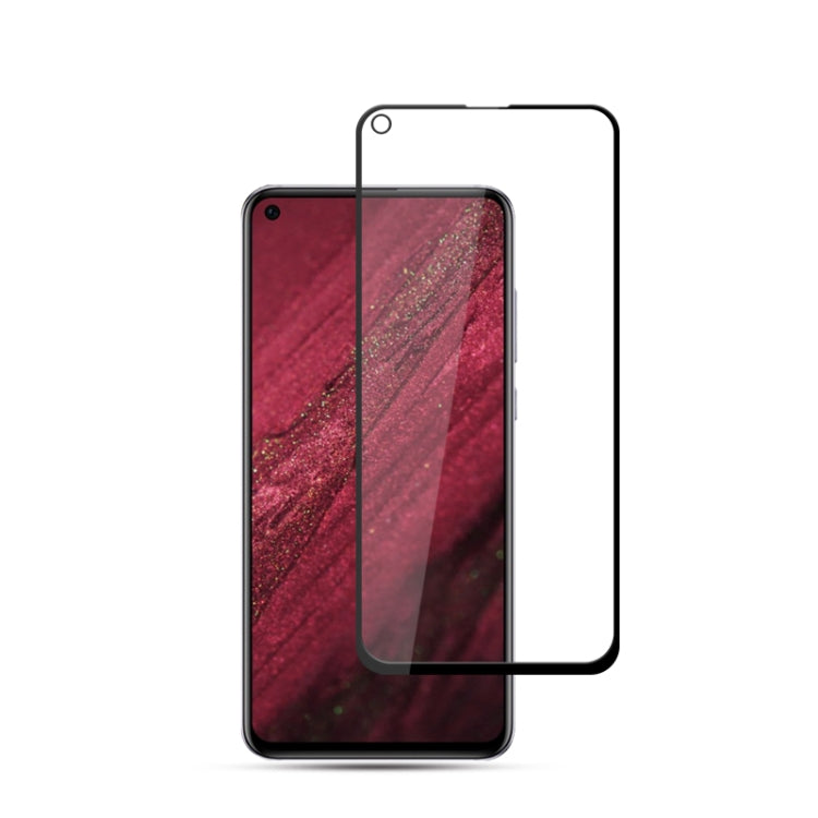 mocolo 0.33mm 9H 2.5D Silk Print Tempered Glass Film for Huawei nova 4 (Black)