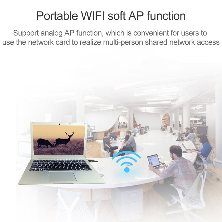 AC1200M 1200Mbps 2.4G/5G USB 3.0 WiFi Adapter External Network Card