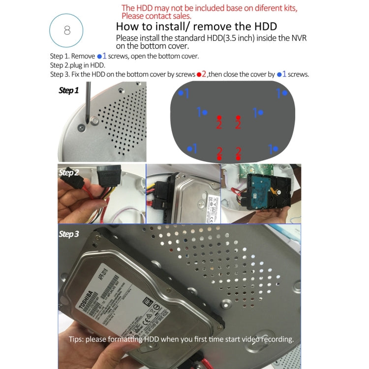 IPCC-Kit15N IPCC-N4 4 x HD 720P P2P 1.0 MP WiFi Wireless IP Security Camera + 4CH NVR Set, Support Monitor Detection & IR Night Vision(Black)