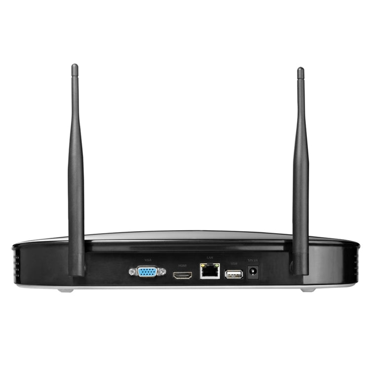 IPCC-Kit15N IPCC-N4 4 x HD 720P P2P 1.0 MP WiFi Wireless IP Security Camera + 4CH NVR Set, Support Monitor Detection & IR Night Vision(Black)