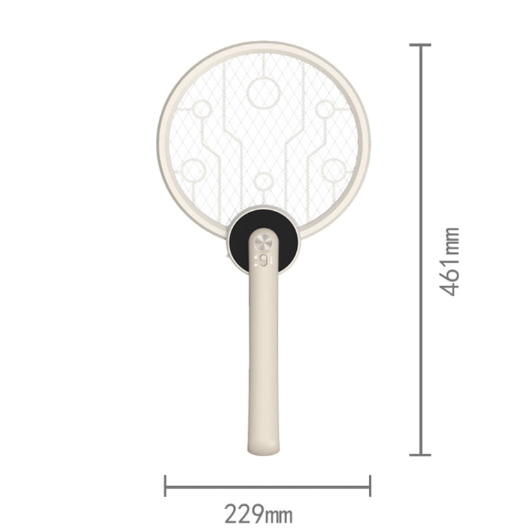 2W Portable Foldable Electric Mosquito Swatter(Beige)