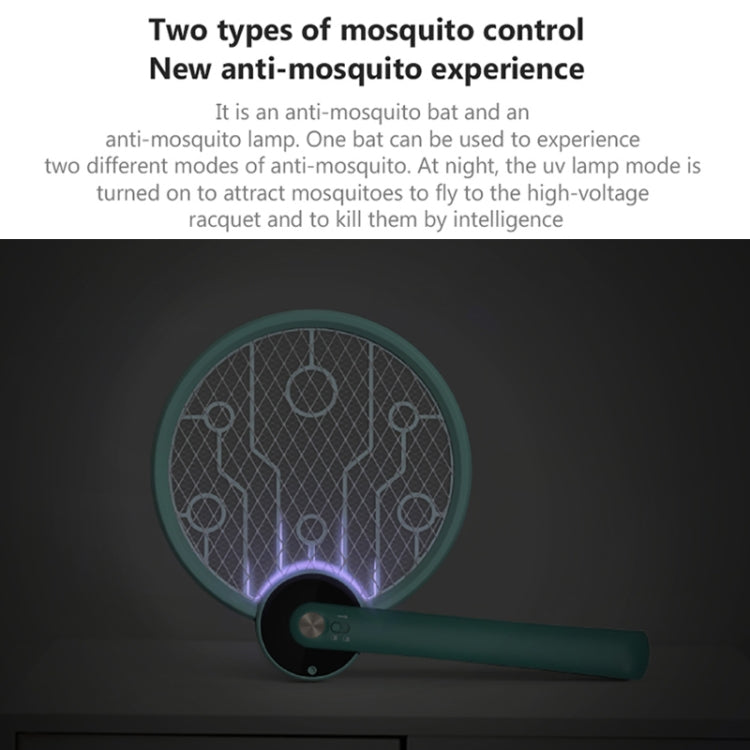 2W Portable Foldable Electric Mosquito Swatter(Beige)