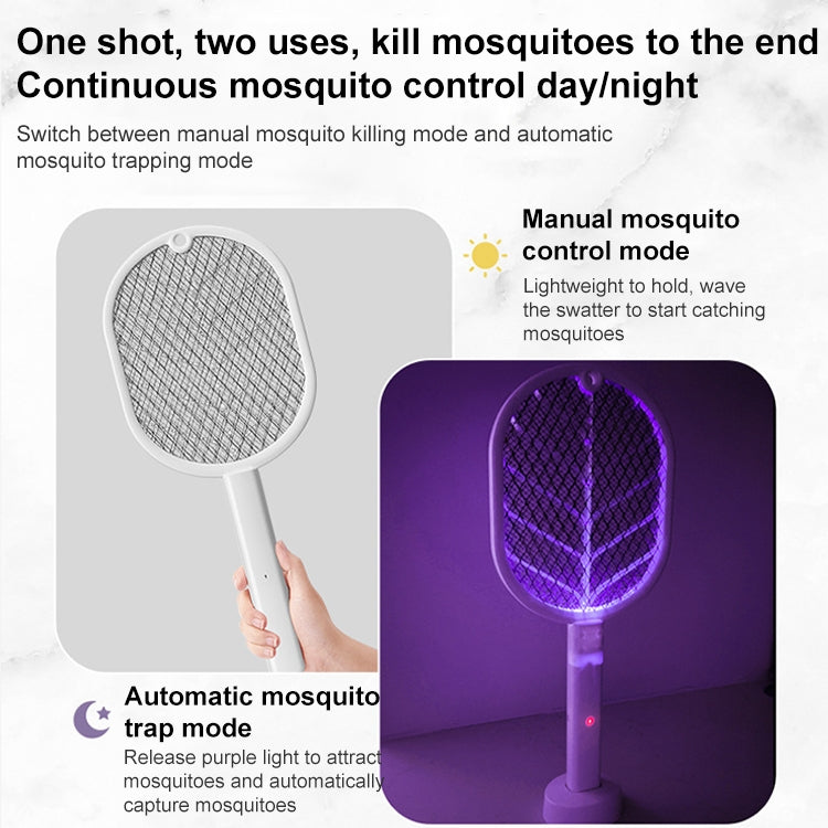 USB Charging Purple Light Trap Mosquito Killer with Base