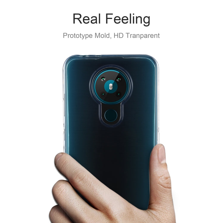 For Nokia 3.4 0.75mm Ultra-thin Transparent TPU Soft Protective Case