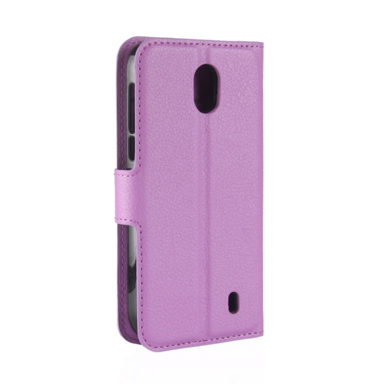 For Nokia 1 Litchi Texture Horizontal Flip Leather Case with Wallet & Holder & Card Slots