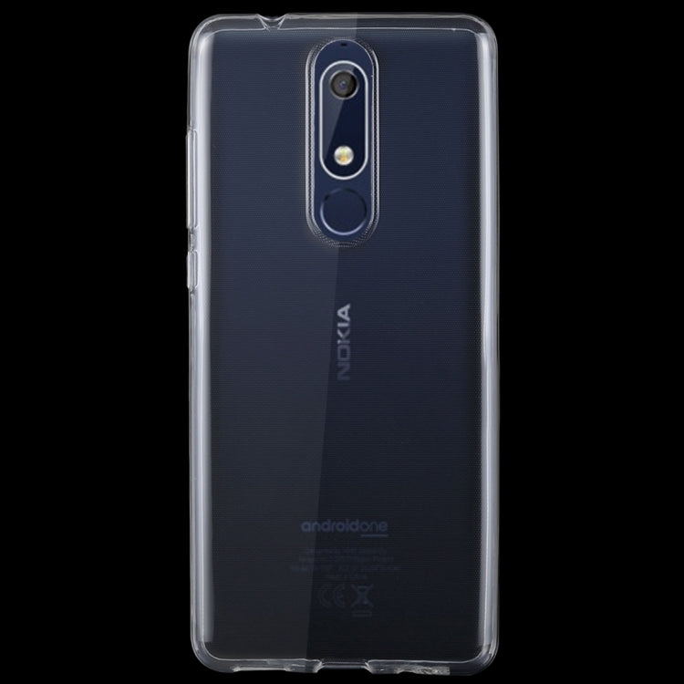 0.75mm Transparent TPU Case for Nokia 5.1