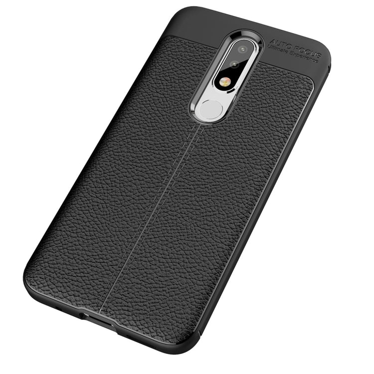 Litchi Texture TPU Case for Nokia 5.1 Plus(X5)