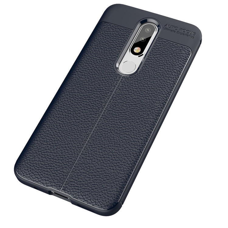Litchi Texture TPU Case for Nokia 5.1 Plus(X5)