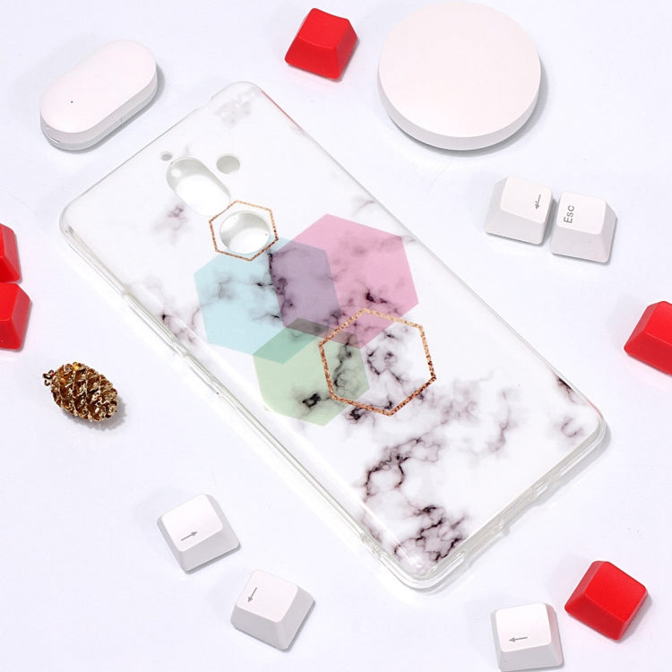 Marble Pattern TPU Soft Protective Case For Nokia 7 Plus