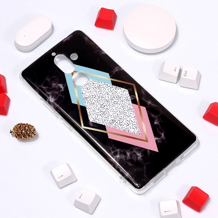 Marble Pattern TPU Soft Protective Case For Nokia 7 Plus