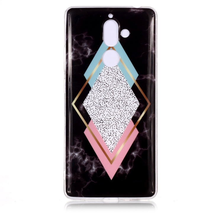 Marble Pattern TPU Soft Protective Case For Nokia 7 Plus