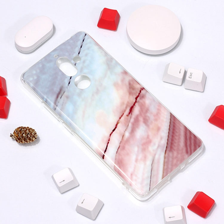 Marble Pattern TPU Soft Protective Case For Nokia 7 Plus