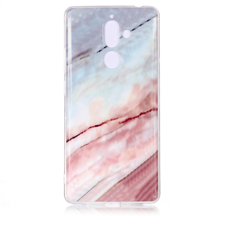 Marble Pattern TPU Soft Protective Case For Nokia 7 Plus