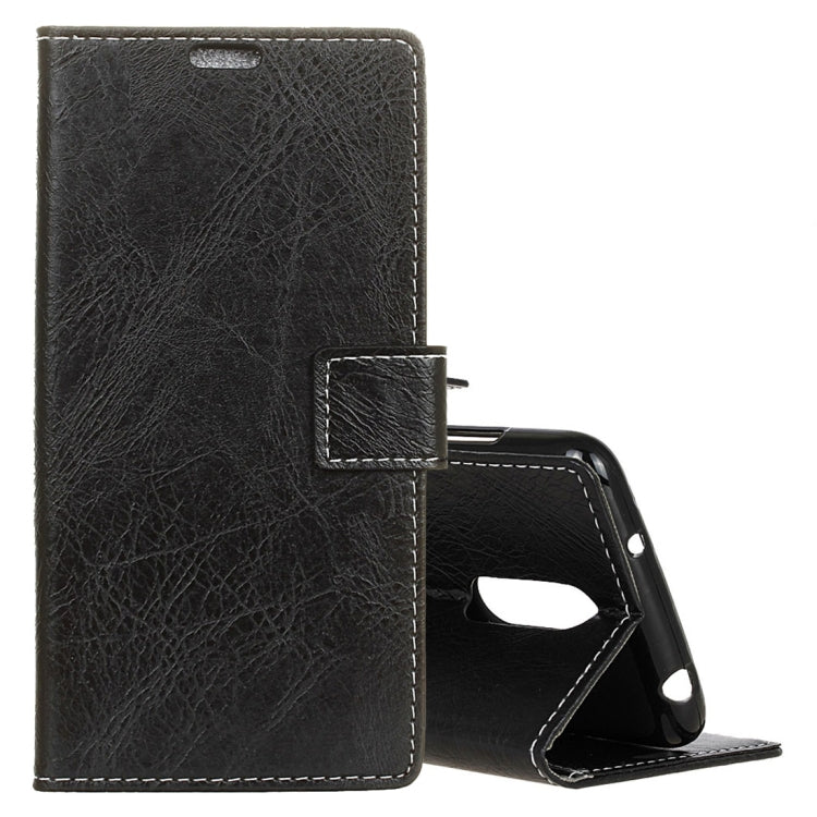 Retro Crazy Horse Texture Horizontal Flip Leather Case for Nokia 7.1